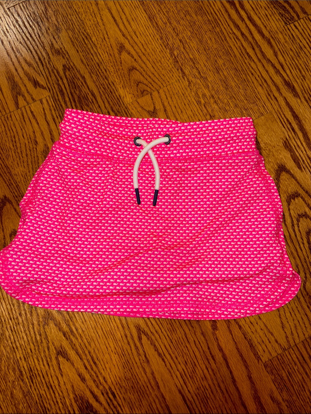 Girls Pink Drawstring Skort